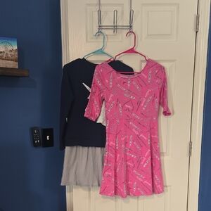 Arizona Jean Company Pink Kids Dress with Heart Print